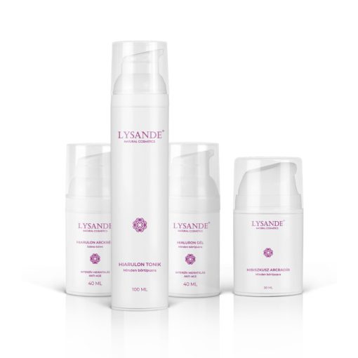 Intensive anti-aging facial care package for oily skin