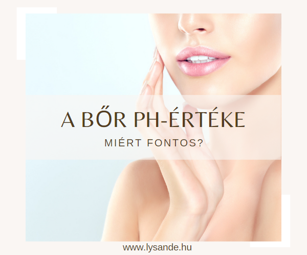 A BŐR pH ÉRTÉKE